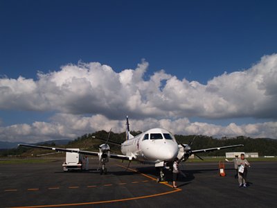 コウノトリ但馬空港 SAAB340